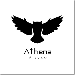 Minimalist Athena Posters and Art